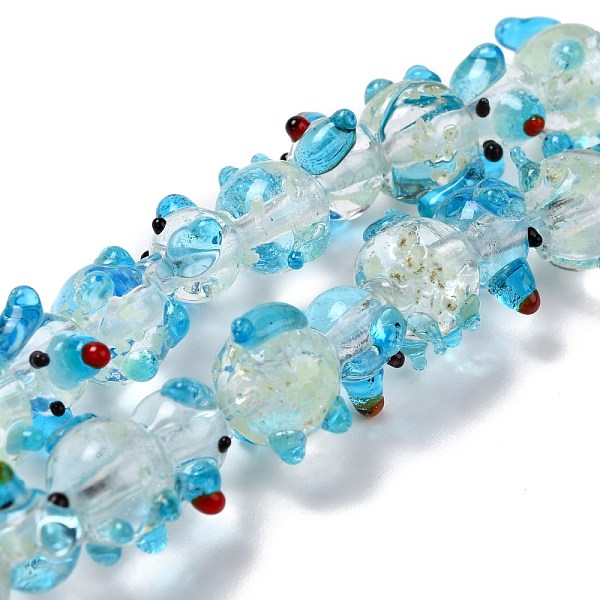 PandaHall Handmade Lampwork Beads Strands, Cartoon Pig, Light Sky Blue, 16~16.5x12.5~14x10.5~11mm, Hole: 2mm, about 20pcs/strand, 12.99 inch...
PandaHall Handmade Lampwork Beads Strands, Cartoon Pig, Light Sky Blue, 16~16.5x12.5~14x10.5~11mm, Hole: 2mm, about 20pcs/strand, 12.99 inch...