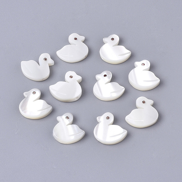 PandaHall 10Pcs Natural Trochid Shell/Trochus Shell Beads, Duck, Seashell Color, 9.5x9x2mm, Hole: 0.8mm Trochus Shell Duck
PandaHall 10Pcs Natural Trochid Shell/Trochus Shell Beads, Duck, Seashell Color, 9.5x9x2mm, Hole: 0.8mm Trochus Shell Duck