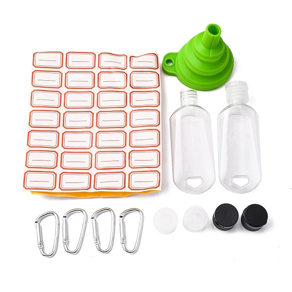 PandaHall 15Pcs 3 Colors 50ml PETG Travel Squeeze Bottles with Keychain and Flip Caps, Foldable Silicone Funnel and Label Paster, Mixed..., Multicolor
PandaHall 15Pcs 3 Colors 50ml PETG Travel Squeeze Bottles with Keychain and Flip Caps, Foldable Silicone Funnel and Label Paster, Mixed..., Multicolor