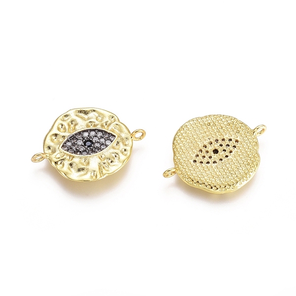 PandaHall Brass Micro Pave Cubic Zirconia Links connectors, Flat Round and Eye, Clear & Black, Gunmetal & Golden, 15x20x2mm, Hole: 1.2mm...
PandaHall Brass Micro Pave Cubic Zirconia Links connectors, Flat Round and Eye, Clear & Black, Gunmetal & Golden, 15x20x2mm, Hole: 1.2mm...