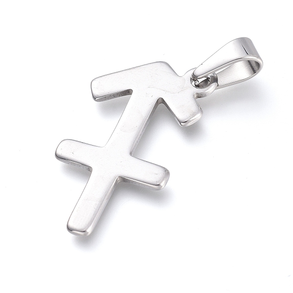PandaHall 304 Stainless Steel Pendants, Constellation/Zodiac Sign, Stainless Steel Color, Sagittarius, 34.5x19x1.5mm, Hole: 9.5x4.5mm 304...
PandaHall 304 Stainless Steel Pendants, Constellation/Zodiac Sign, Stainless Steel Color, Sagittarius, 34.5x19x1.5mm, Hole: 9.5x4.5mm 304...