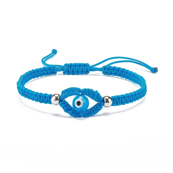 PandaHall Lampwork Evil Eye Braided Bead Bracelet, Adjustable Friendship Bracelet for Women, Dodger Blue, Inner Diameter: 2-1/8~3-1/2 inch...
PandaHall Lampwork Evil Eye Braided Bead Bracelet, Adjustable Friendship Bracelet for Women, Dodger Blue, Inner Diameter: 2-1/8~3-1/2 inch...