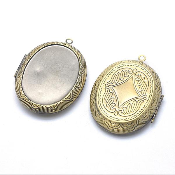 PandaHall Brass Locket Pendants, Photo Frame Charms for Necklaces, Cadmium Free & Nickel Free & Lead Free, Oval, Brushed Antique Bronze...
PandaHall Brass Locket Pendants, Photo Frame Charms for Necklaces, Cadmium Free & Nickel Free & Lead Free, Oval, Brushed Antique Bronze...