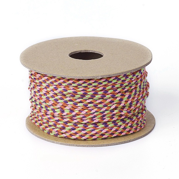 PandaHall Macrame Cotton Cord, Braided Rope, for Wall Hanging, Crafts, Gift Wrapping, Colorful, 2mm, about 21.87 yards(20m)/roll Cotton
PandaHall Macrame Cotton Cord, Braided Rope, for Wall Hanging, Crafts, Gift Wrapping, Colorful, 2mm, about 21.87 yards(20m)/roll Cotton