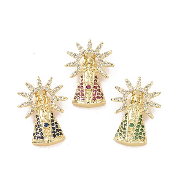PandaHall Brass Micro Pave Cubic Zirconia Pendants, Religion Pontiff Charm, Golden, Mixed Color, 28x19x7mm, Hole: 5x3mm Brass+Cubic Zirconia..., Multicolor
PandaHall Brass Micro Pave Cubic Zirconia Pendants, Religion Pontiff Charm, Golden, Mixed Color, 28x19x7mm, Hole: 5x3mm Brass+Cubic Zirconia..., Multicolor