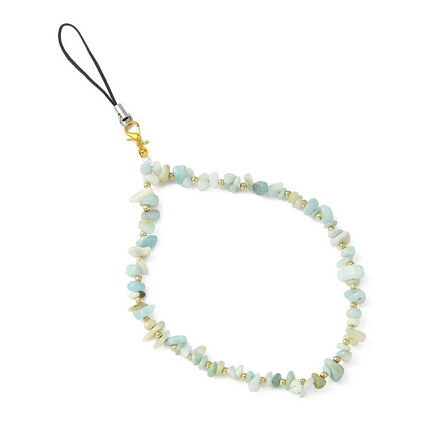 PandaHall Natural Flower Amazonite Chip & CCB Plastic Round Beaded Mobile Straps, Nylon Cord Mobile Accessories Decoration, 21.5~22cm...
PandaHall Natural Flower Amazonite Chip & CCB Plastic Round Beaded Mobile Straps, Nylon Cord Mobile Accessories Decoration, 21.5~22cm...