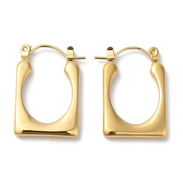 PandaHall Rack Plating 304 Stainless Steel Hoop Earrings for Women, Rectangle, Real 18K Gold Plated, 23.5x16x2.5mm 304 Stainless Steel...
PandaHall Rack Plating 304 Stainless Steel Hoop Earrings for Women, Rectangle, Real 18K Gold Plated, 23.5x16x2.5mm 304 Stainless Steel...