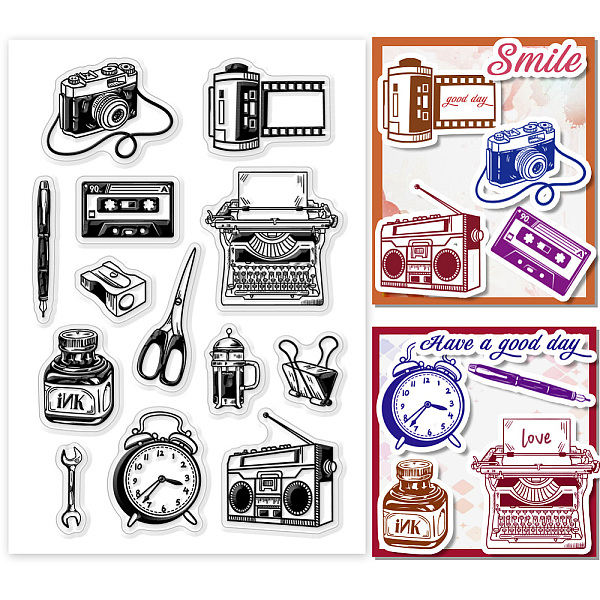 PandaHall Custom PVC Plastic Clear Stamps, for DIY Scrapbooking, Photo Album Decorative, Cards Making, Mixed Shapes, 160x110x3mm Plastic...
PandaHall Custom PVC Plastic Clear Stamps, for DIY Scrapbooking, Photo Album Decorative, Cards Making, Mixed Shapes, 160x110x3mm Plastic...
