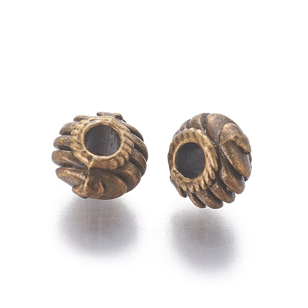 PandaHall Tibetan Style Spacer Beads, Cadmium Free & Nickel Free & Lead Free, Rondelle, Antique Bronze, 6x4mm, Hole: 2mm Alloy Rondelle
PandaHall Tibetan Style Spacer Beads, Cadmium Free & Nickel Free & Lead Free, Rondelle, Antique Bronze, 6x4mm, Hole: 2mm Alloy Rondelle
