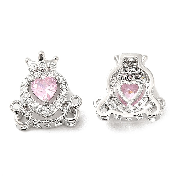 PandaHall Brass Micro Pave Pink Cubic Zirconia Charms, with Glass, Heart with Crown Charm, Platinum, 14.5x13x6mm, Hole: 1.2mm Brass+Cubic...
PandaHall Brass Micro Pave Pink Cubic Zirconia Charms, with Glass, Heart with Crown Charm, Platinum, 14.5x13x6mm, Hole: 1.2mm Brass+Cubic...