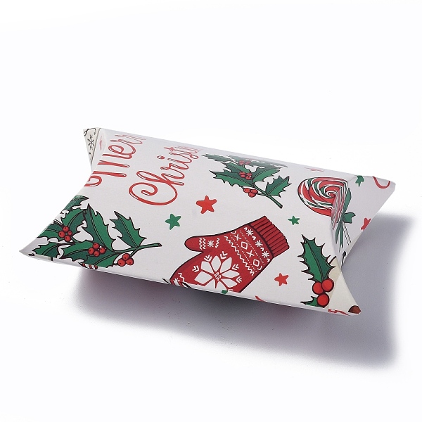 PandaHall Paper Pillow Boxes, Candy Gift Boxes, for Wedding Favors Baby Shower Birthday Party Supplies, White, Christmas Themed Pattern...
PandaHall Paper Pillow Boxes, Candy Gift Boxes, for Wedding Favors Baby Shower Birthday Party Supplies, White, Christmas Themed Pattern...