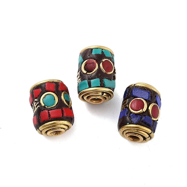 PandaHall Handmade Indonesia Beads, with Brass and Resin, Column, Mixed Color, 13x9mm, Hole: 1.9mm Polymer Clay Column Multicolor
PandaHall Handmade Indonesia Beads, with Brass and Resin, Column, Mixed Color, 13x9mm, Hole: 1.9mm Polymer Clay Column Multicolor
