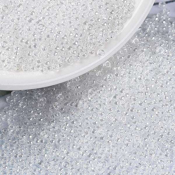PandaHall MIYUKI Round Rocailles Beads, Japanese Seed Beads, 15/0, (RR160) Crystal Luster, 1.5mm, Hole: 0.7mm, about 5555pcs/10g Glass Clear
PandaHall MIYUKI Round Rocailles Beads, Japanese Seed Beads, 15/0, (RR160) Crystal Luster, 1.5mm, Hole: 0.7mm, about 5555pcs/10g Glass Clear
