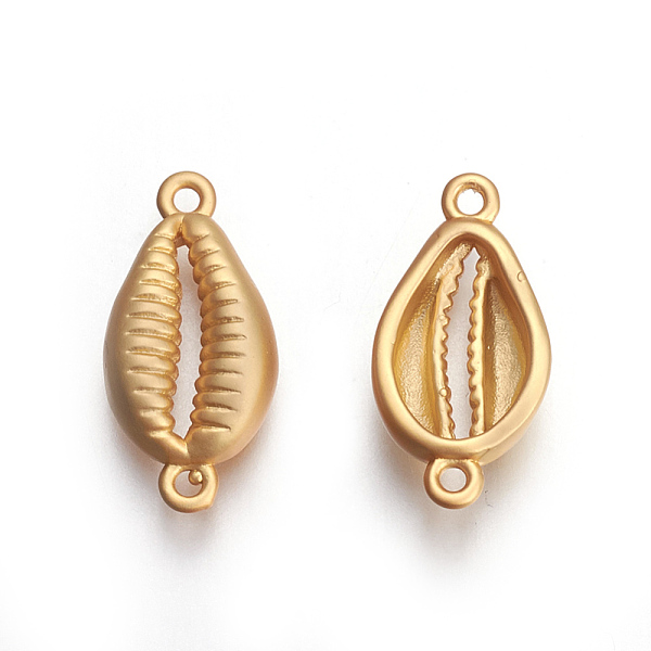 PandaHall Brass Links connectors, Long-Lasting Plated, Lead Free & Cadmium Free, Cowrie Shell Shape, Matte Gold Color, 16.5x8x3.5mm, Hole...
PandaHall Brass Links connectors, Long-Lasting Plated, Lead Free & Cadmium Free, Cowrie Shell Shape, Matte Gold Color, 16.5x8x3.5mm, Hole...