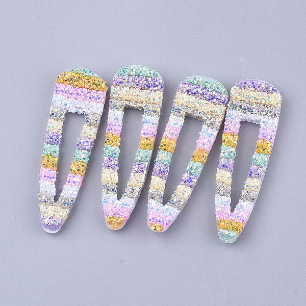 PandaHall Plastic Cabochons, with Sequins/ Paillettes and Non Woven Fabric, For Hair Clip Making, Teardrop, Colorful, 78x23x6mm Plastic...
PandaHall Plastic Cabochons, with Sequins/ Paillettes and Non Woven Fabric, For Hair Clip Making, Teardrop, Colorful, 78x23x6mm Plastic...