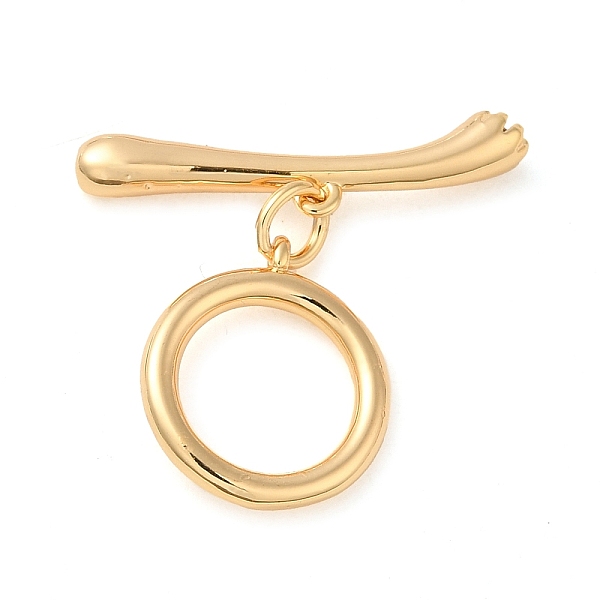 PandaHall Brass Pave Clear Cubic Zirconia Toggle Clasps, Ring, Real 18K Gold Plated, Ring: 13.5mm wide, 15.5mm long, 2mm thick, Hole: 1mm;...
PandaHall Brass Pave Clear Cubic Zirconia Toggle Clasps, Ring, Real 18K Gold Plated, Ring: 13.5mm wide, 15.5mm long, 2mm thick, Hole: 1mm;...