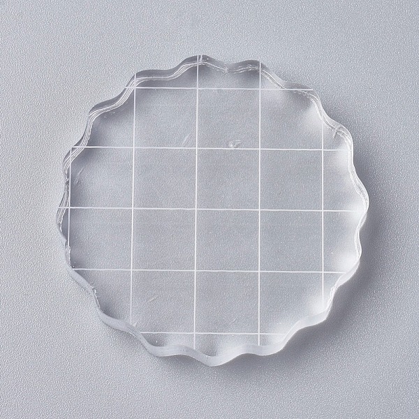 PandaHall Acrylic Stamping Blocks Tools, with Grid Lines, Decorative Stamp Blocks, for Scrapbooking Crafts Making, Flower, Clear, 49.5x7mm...
PandaHall Acrylic Stamping Blocks Tools, with Grid Lines, Decorative Stamp Blocks, for Scrapbooking Crafts Making, Flower, Clear, 49.5x7mm...