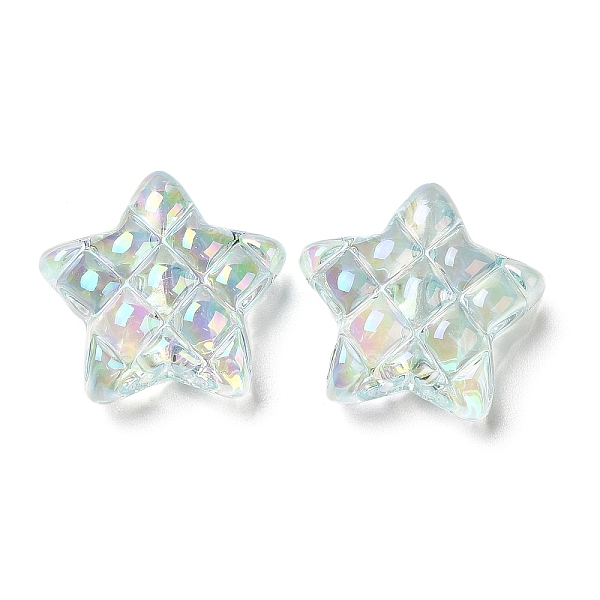 PandaHall Transparent Acrylic Beads, AB Color Plated, Star, Aqua, 19.5x19.5x9mm, Hole: 3.5mm Acrylic Star Cyan
PandaHall Transparent Acrylic Beads, AB Color Plated, Star, Aqua, 19.5x19.5x9mm, Hole: 3.5mm Acrylic Star Cyan