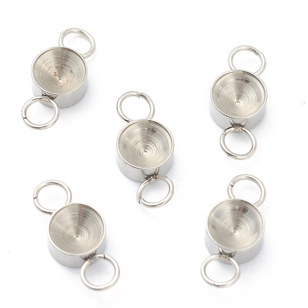 PandaHall 202 Stainless Steel Connector Rhinestone Settings, for Pointed Back Rivoli Rhinestone, Flat Round, Stainless Steel Color, 12x6x3mm...
PandaHall 202 Stainless Steel Connector Rhinestone Settings, for Pointed Back Rivoli Rhinestone, Flat Round, Stainless Steel Color, 12x6x3mm...