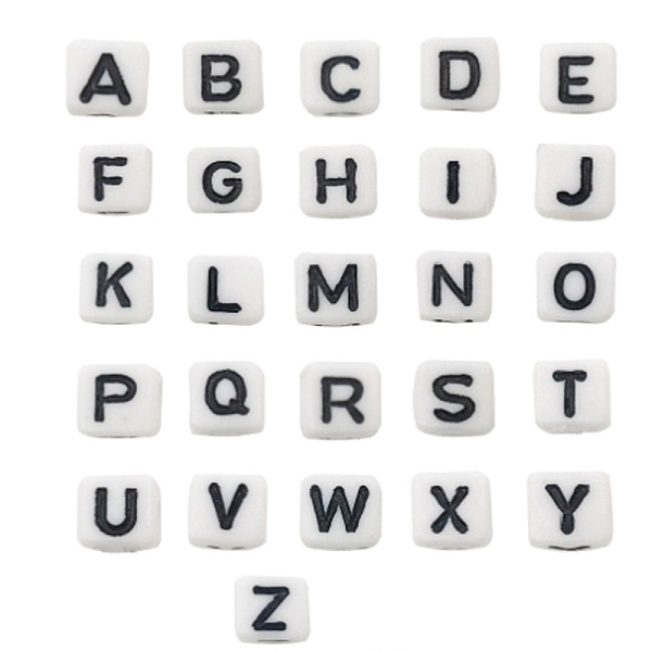 PandaHall Opaque Acrylic Beads, White, Cube with Alphabet, Letter A~Z, Black, 6x6x6mm Acrylic Cube Black
PandaHall Opaque Acrylic Beads, White, Cube with Alphabet, Letter A~Z, Black, 6x6x6mm Acrylic Cube Black