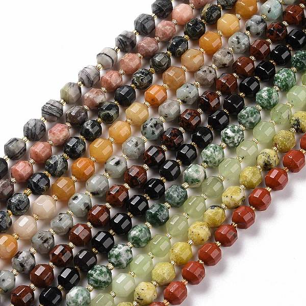 PandaHall Natural Mixed Gemstone Beads Strands, with Seed Beads, Faceted Bicone Barrel Drum, 9~10mm, Hole: 1.2mm, about 29~32pcs/strand...
PandaHall Natural Mixed Gemstone Beads Strands, with Seed Beads, Faceted Bicone Barrel Drum, 9~10mm, Hole: 1.2mm, about 29~32pcs/strand...