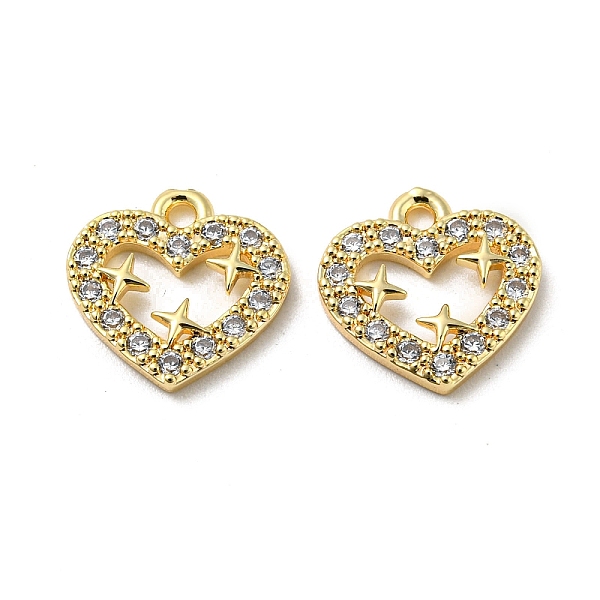 PandaHall Brass Micro Pave Clear Cubic Zirconia Charms, Heart with Star, Real 18K Gold Plated, 11.5x11.5x2mm, Hole: 1.2mm Brass+Cubic...
PandaHall Brass Micro Pave Clear Cubic Zirconia Charms, Heart with Star, Real 18K Gold Plated, 11.5x11.5x2mm, Hole: 1.2mm Brass+Cubic...