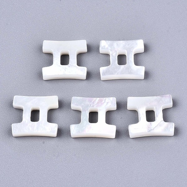 PandaHall Natural White Shell Beads, Mother of Pearl Shell Beads, Top Drilled Beads, Constellation/Zodiac Sign, Gemini, 10.5x11.5x2.5mm...
PandaHall Natural White Shell Beads, Mother of Pearl Shell Beads, Top Drilled Beads, Constellation/Zodiac Sign, Gemini, 10.5x11.5x2.5mm...