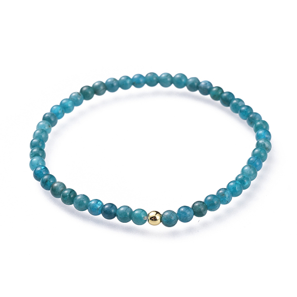 PandaHall Natural Apatite Stretch Bracelets, with Brass Beads, Round, Golden, 2-1/8 inch(5.3cm) Apatite
PandaHall Natural Apatite Stretch Bracelets, with Brass Beads, Round, Golden, 2-1/8 inch(5.3cm) Apatite