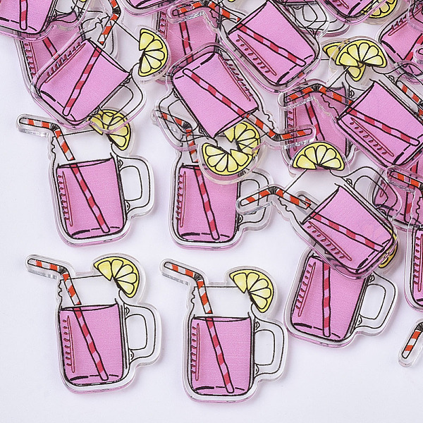 PandaHall Plastic Cabochons, Lemon Tea, Hot Pink, 30.5x27.5x2.5mm Plastic Bottle Pink
PandaHall Plastic Cabochons, Lemon Tea, Hot Pink, 30.5x27.5x2.5mm Plastic Bottle Pink