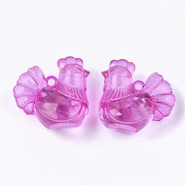 PandaHall Transparent Acrylic Pendants, Faceted, Chicken, Mixed Color, 30x32x19.5mm, Hole: 2.5mm, about 75pcs/500g Acrylic Other Animal..., Multicolor
PandaHall Transparent Acrylic Pendants, Faceted, Chicken, Mixed Color, 30x32x19.5mm, Hole: 2.5mm, about 75pcs/500g Acrylic Other Animal..., Multicolor