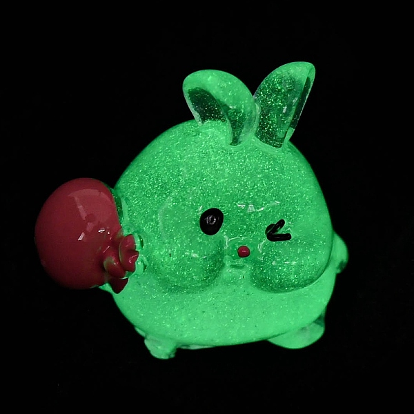 PandaHall Luminous Resin Rabbit Ornament, Glow in the Dark Minifigure Cartoon Bunny Display Decoration, Aqua, 22x23x17mm Resin Rabbit Cyan
PandaHall Luminous Resin Rabbit Ornament, Glow in the Dark Minifigure Cartoon Bunny Display Decoration, Aqua, 22x23x17mm Resin Rabbit Cyan