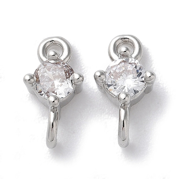 PandaHall Rack Plating Brass Pave Clear Cubic Zirconia Connector Charms, Flat Round Links, Long-Lasting Plated, Lead Free & Cadmium Free...
PandaHall Rack Plating Brass Pave Clear Cubic Zirconia Connector Charms, Flat Round Links, Long-Lasting Plated, Lead Free & Cadmium Free...