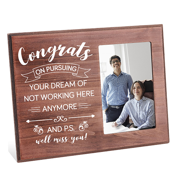 PandaHall MDF Wood Photo Frames, for Tabletop Display Photo Frame, Rectangle, Word, 195x255x12mm Wood Word
PandaHall MDF Wood Photo Frames, for Tabletop Display Photo Frame, Rectangle, Word, 195x255x12mm Wood Word