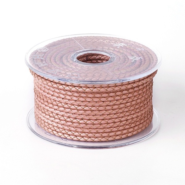 PandaHall Braided Cowhide Cord, Leather Jewelry Cord, Jewelry DIY Making Material, Dark Salmon, 3mm, about 5.46 yards(5m)/roll Cowhide Round..., Red
PandaHall Braided Cowhide Cord, Leather Jewelry Cord, Jewelry DIY Making Material, Dark Salmon, 3mm, about 5.46 yards(5m)/roll Cowhide Round..., Red