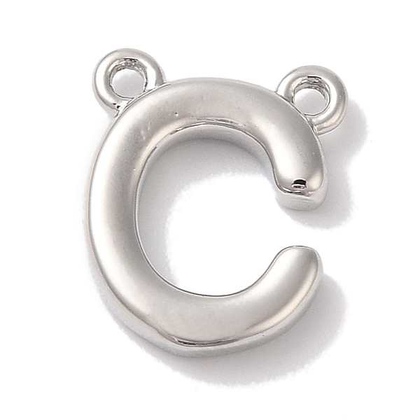 PandaHall Rack Plating Brass Pendants, Long-Lasting Plated, Lead Free & Cadmium Free, Letter Charms, Platinum, Letter C, 11x9x2mm, Hole: 1mm...
PandaHall Rack Plating Brass Pendants, Long-Lasting Plated, Lead Free & Cadmium Free, Letter Charms, Platinum, Letter C, 11x9x2mm, Hole: 1mm...