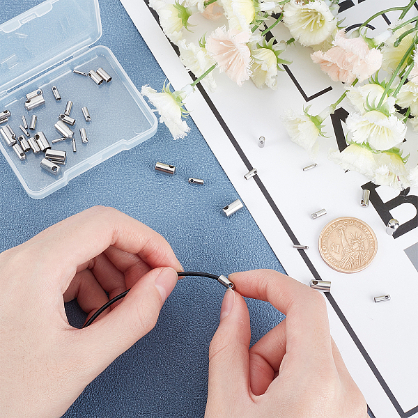PandaHall UNICRAFTALE 40Pcs 1/2/3/4.1mm Stainless Steel Color Cord End Caps 304 Stainless Steel Leather End Cap, Glue-in End Cap Cord Ends...
PandaHall UNICRAFTALE 40Pcs 1/2/3/4.1mm Stainless Steel Color Cord End Caps 304 Stainless Steel Leather End Cap, Glue-in End Cap Cord Ends...