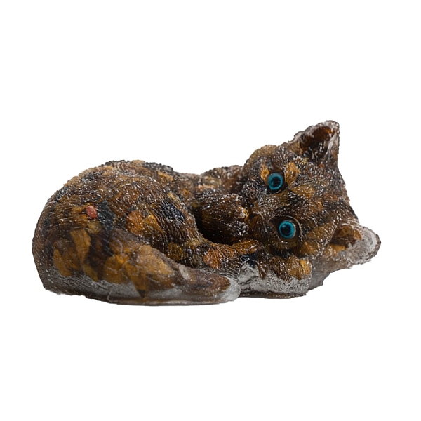 PandaHall Resin Cat Display Decoration, with Natural Tiger Eye Chips inside Statues for Home Office Decorations, 81.5x54.7x39.9mm Tiger Eye...
PandaHall Resin Cat Display Decoration, with Natural Tiger Eye Chips inside Statues for Home Office Decorations, 81.5x54.7x39.9mm Tiger Eye...