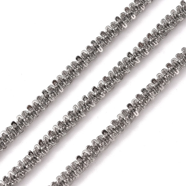 PandaHall Handmade 304 Stainless Steel Sparkling Cauliflower Chains, Soldered, with Spool, Stainless Steel Color, 2.3mm 304 Stainless Steel
PandaHall Handmade 304 Stainless Steel Sparkling Cauliflower Chains, Soldered, with Spool, Stainless Steel Color, 2.3mm 304 Stainless Steel
