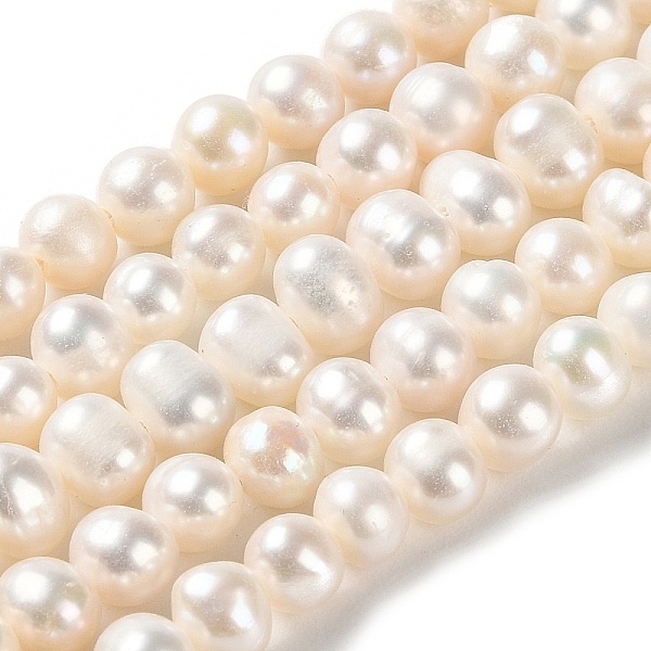 PandaHall Natural Cultured Freshwater Pearl Beads Strands, Potato, Grade 2A, PapayaWhip, 5~6.5x5~5.5mm, Hole: 0.5mm, about 69pcs/strand..., Orange
PandaHall Natural Cultured Freshwater Pearl Beads Strands, Potato, Grade 2A, PapayaWhip, 5~6.5x5~5.5mm, Hole: 0.5mm, about 69pcs/strand..., Orange