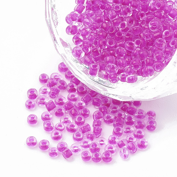 PandaHall 12/0 Glass Seed Beads, Inside Colors, Magenta, 2mm, about 30000pcs/pound Glass Pink
PandaHall 12/0 Glass Seed Beads, Inside Colors, Magenta, 2mm, about 30000pcs/pound Glass Pink