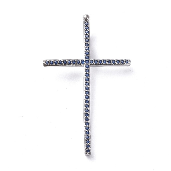 PandaHall Brass Micro Pave Cubic Zirconia Pendants, Cross, Blue, Platinum, 37x22.5x2mm, Hole: 1.5x4mm Brass+Cubic Zirconia Cross Blue
PandaHall Brass Micro Pave Cubic Zirconia Pendants, Cross, Blue, Platinum, 37x22.5x2mm, Hole: 1.5x4mm Brass+Cubic Zirconia Cross Blue