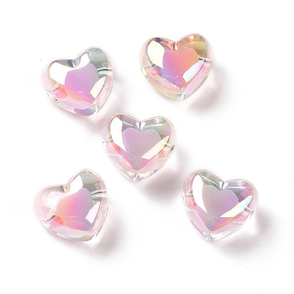 PandaHall Transparent Acrylic Beads, Bead in Bead, AB Color Plated, Heart, Pink, 19x21.5x14mm, Hole: 3.5mm Acrylic Heart Pink
PandaHall Transparent Acrylic Beads, Bead in Bead, AB Color Plated, Heart, Pink, 19x21.5x14mm, Hole: 3.5mm Acrylic Heart Pink