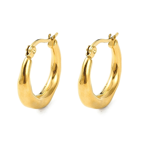 PandaHall 304 Stainless Steel Hoop Earrings, Jewely foe Women, Real 18K Gold Plated, Round, 21.5x4.5mm 304 Stainless Steel Round
PandaHall 304 Stainless Steel Hoop Earrings, Jewely foe Women, Real 18K Gold Plated, Round, 21.5x4.5mm 304 Stainless Steel Round