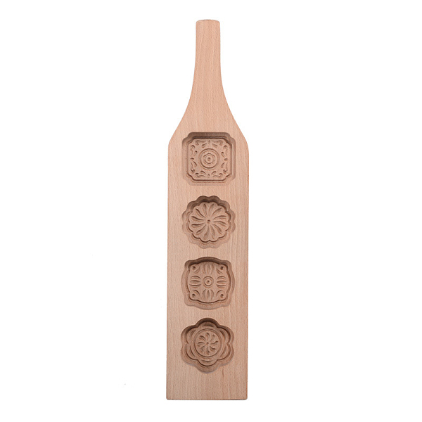PandaHall Flower & Square Wooden Press Mooncake Molds, 4 Cavities Pastry Molds, Cake Molds, BurlyWood, 350x70mm Wood Mixed Shapes Orange
PandaHall Flower & Square Wooden Press Mooncake Molds, 4 Cavities Pastry Molds, Cake Molds, BurlyWood, 350x70mm Wood Mixed Shapes Orange