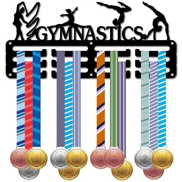 PandaHall Sports Theme Iron Medal Hanger Holder Display Wall Rack, 3-Line, with Screws, Dance, Gymnastics, 130x290mm, Hole: 5mm Iron Sports..., Black
PandaHall Sports Theme Iron Medal Hanger Holder Display Wall Rack, 3-Line, with Screws, Dance, Gymnastics, 130x290mm, Hole: 5mm Iron Sports..., Black