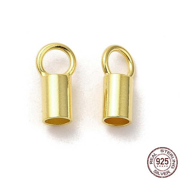 PandaHall 925 Sterling Silver Cord Ends, End Caps, Column, Golden, 7.5x3x2.5mm, Hole: 2mm, Inner Diameter: 2mm Sterling Silver Column
PandaHall 925 Sterling Silver Cord Ends, End Caps, Column, Golden, 7.5x3x2.5mm, Hole: 2mm, Inner Diameter: 2mm Sterling Silver Column
