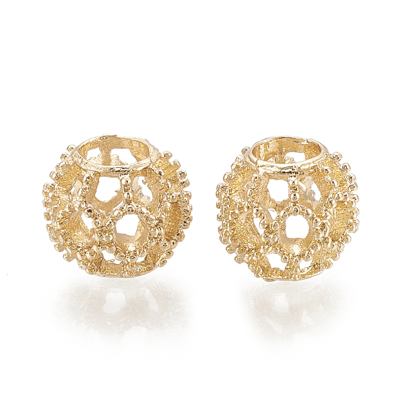 PandaHall Alloy European Beads, Hollow, Large Hole Beads, Rondelle, Golden, 11x10mm, Hole: 5mm Alloy Rondelle
PandaHall Alloy European Beads, Hollow, Large Hole Beads, Rondelle, Golden, 11x10mm, Hole: 5mm Alloy Rondelle