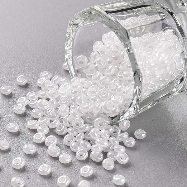 PandaHall TOHO Short Magatama Beads, Japanese Seed Beads, Round Hole, (141) Translucent Ceylon Snowflake, 3.5x3x2.5mm, Hole: 0.8mm, about..., White
PandaHall TOHO Short Magatama Beads, Japanese Seed Beads, Round Hole, (141) Translucent Ceylon Snowflake, 3.5x3x2.5mm, Hole: 0.8mm, about..., White