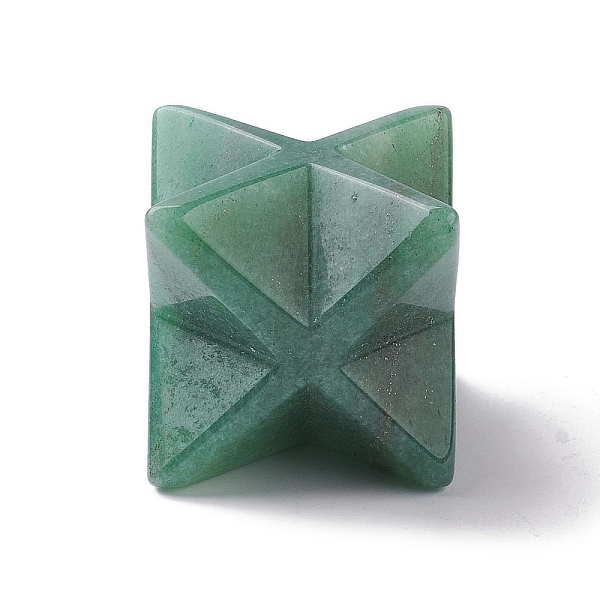 PandaHall Natural Green Aventurine Sculpture Healing Crystal Merkaba Star Ornament, Home Office Desk Decoration, 29.5~30x29~29.5x29~29.5mm...
PandaHall Natural Green Aventurine Sculpture Healing Crystal Merkaba Star Ornament, Home Office Desk Decoration, 29.5~30x29~29.5x29~29.5mm...