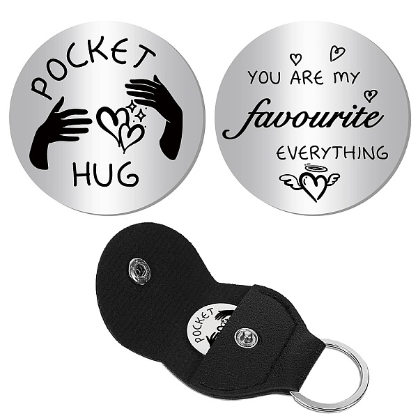 PandaHall CREATCABIN 201 Stainless Steel Commemorative Coins, Pocket Hug Coin, Inspirational Quote Coin, Decision Maker, Flat Round...
PandaHall CREATCABIN 201 Stainless Steel Commemorative Coins, Pocket Hug Coin, Inspirational Quote Coin, Decision Maker, Flat Round...